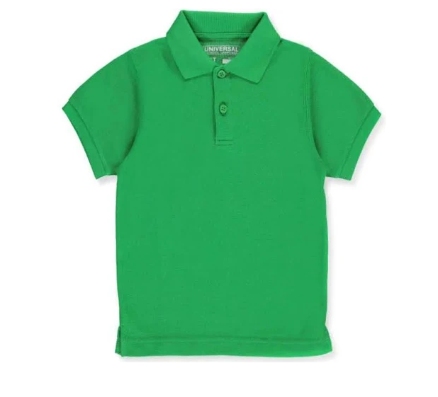 Universal Solid Polo Shirt Kelly Green