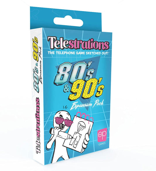 USAopoly  telestrations 80's & 90's expansion pack box image