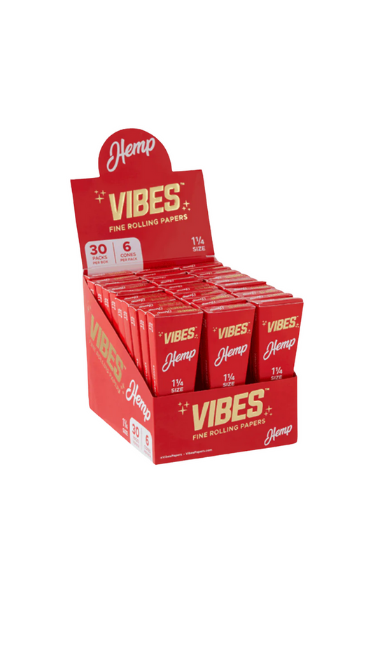 VIBES HEMP CONES | 1 1/4 SIZE | 30 CT