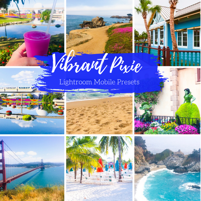 Vibrant Bright Mobile Lightroom Preset Pack - 4 Presets