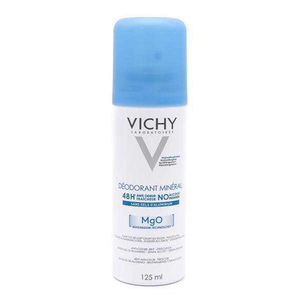 Vichy Deodorant Aerosol Spray Mineral 48h Aluminium Salt Free 125ml