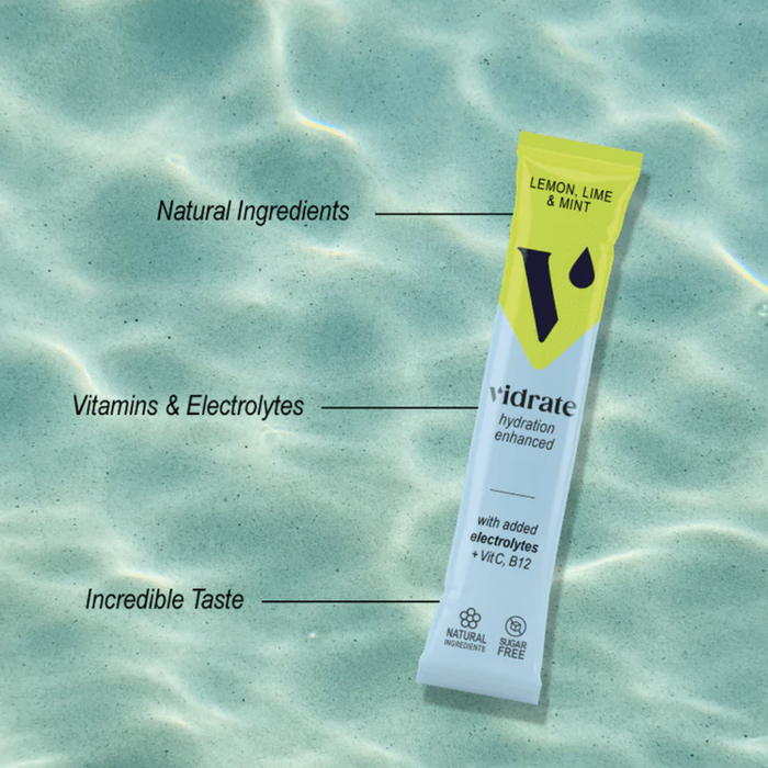 Vidrate Lemon Lime & Mint Hydration Sachets 10 Sachets