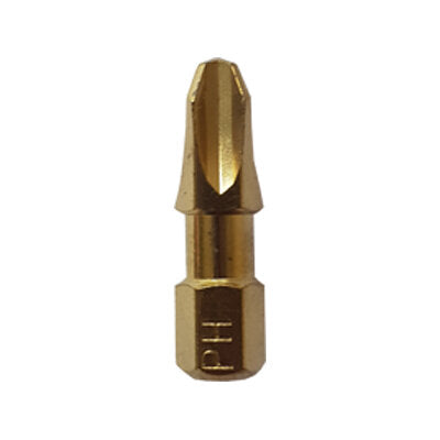 Vires PH1 25mm TiN Screwdriver Bit Set 10pce