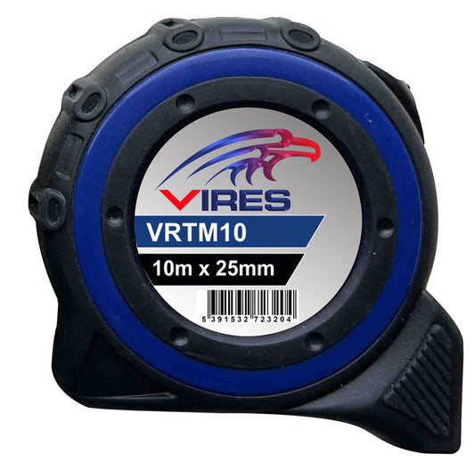 Vires Professional Tape Measure 10.0m x 25mm