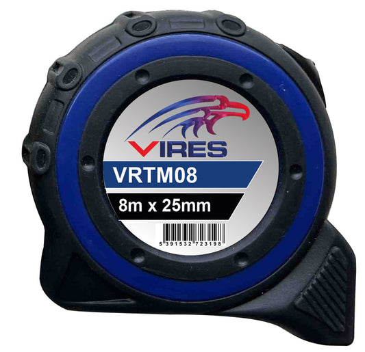 Vires Professional Tape Measure 8.0m x 25mm