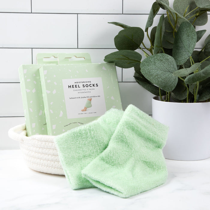 Voesh - Green Moisturizing hæl sok