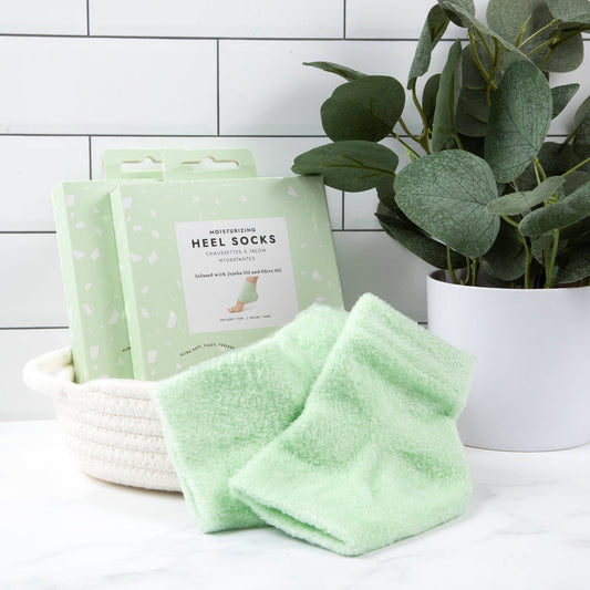 Voesh - Green Moisturizing hæl sok