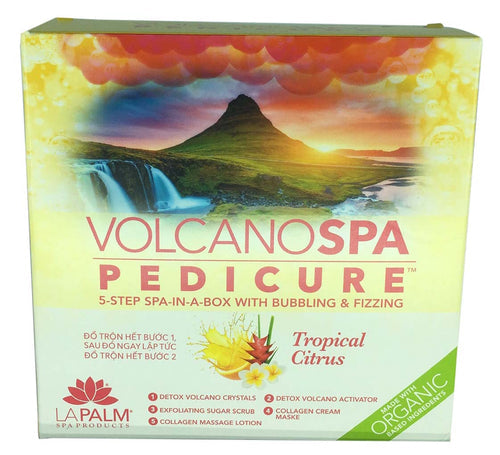 Volcano Pedicure Spa 6 Steps Tropical Citrus