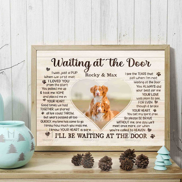 waiting at the door dog memorial