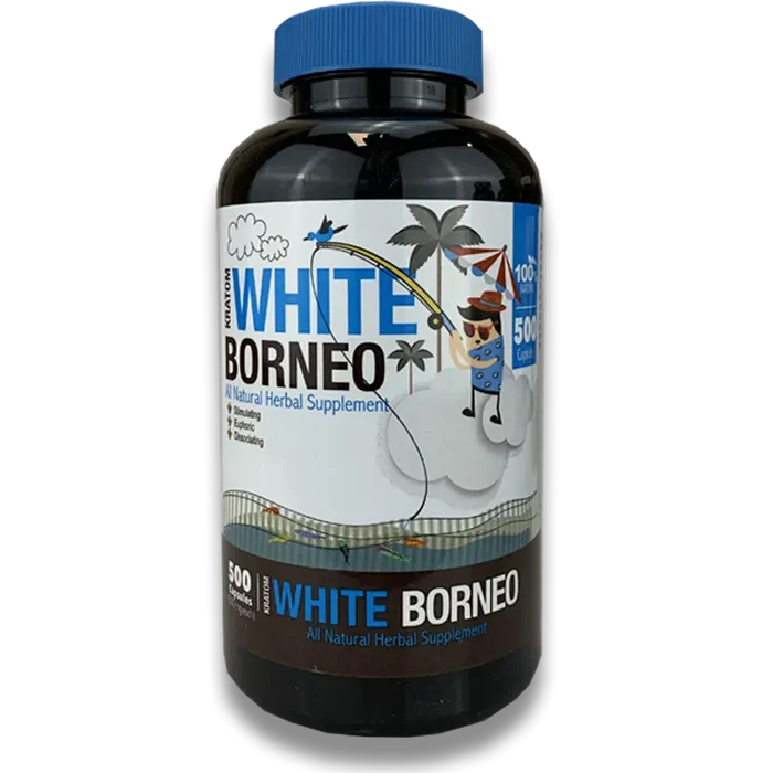 WHITE BORNEO BUMBLE BEE KRATOM | 500 CAPSULES
