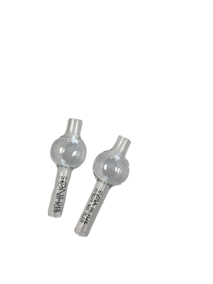 WHITE RHINO | BUBBLE CARB CAPS | 30 COUNT