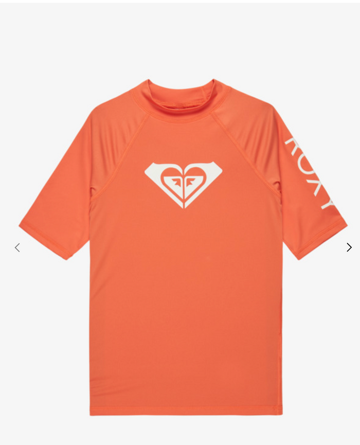Wholehearted - Short Sleeve Rash Vest for Girls 6-16