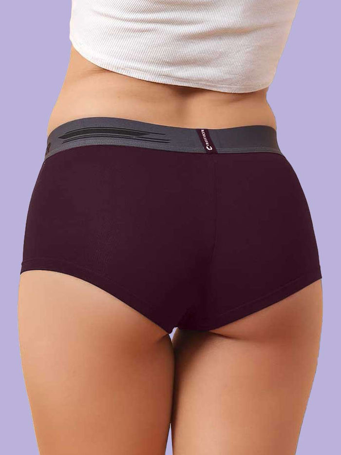 Women Micro Modal Boxer Brief (Pack of 1)