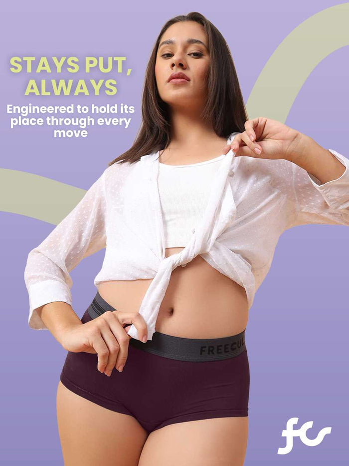 Women Micro Modal Boxer Brief (Pack of 1)