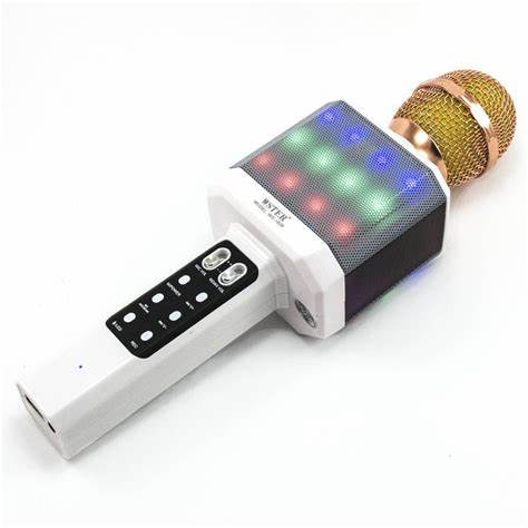 WSTER WS1828 MIC SPEAKER WITH LED BLUETOOTH