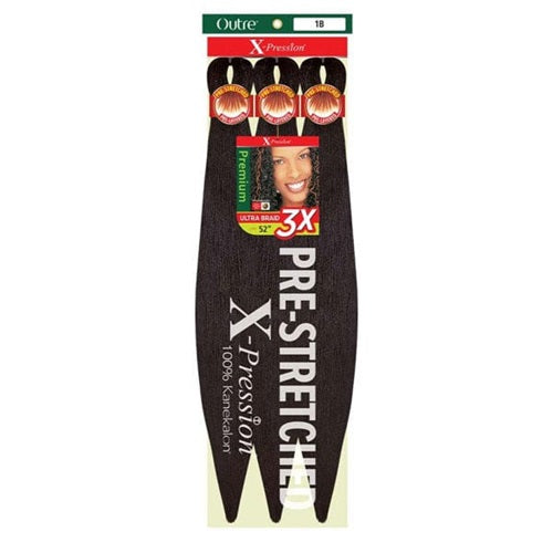 X-Pression ULTRA BRAID 3X Pre-Stretched Braid 52" by OUTRE