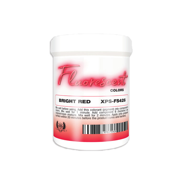 BRIGHT RED - XPS FLOURESCENT - Epoxy Additives.