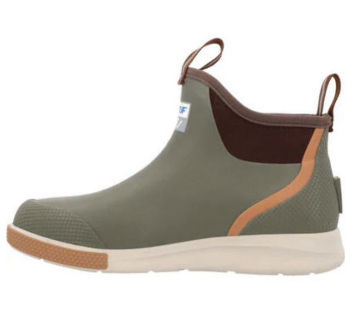 XTRATUF ANKLE DECK BOOTS IN OLIVE