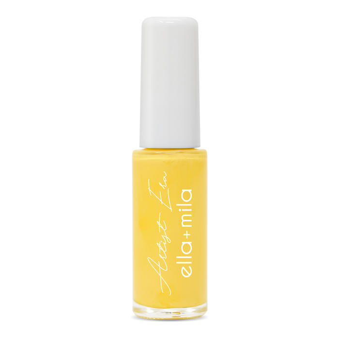 Yellow Ceramic yellow nail art liner polish with fine brush – ella+mila Artist Era