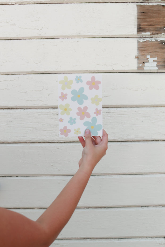 pastel flowers