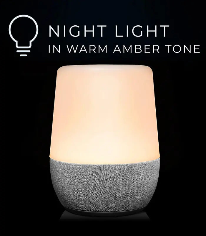 Yogasleep Duet Bluetooth White Noise Machine with night light, ideal for sleep, travel, and calming routines