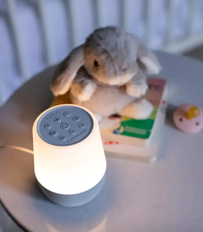 Yogasleep Duet Bluetooth White Noise Machine with built-in night light for peaceful sleep and ambient soundscapes