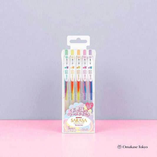 Zebra Gel Ballpoint Pen Sarasa Clip Marble Color 5 Colors