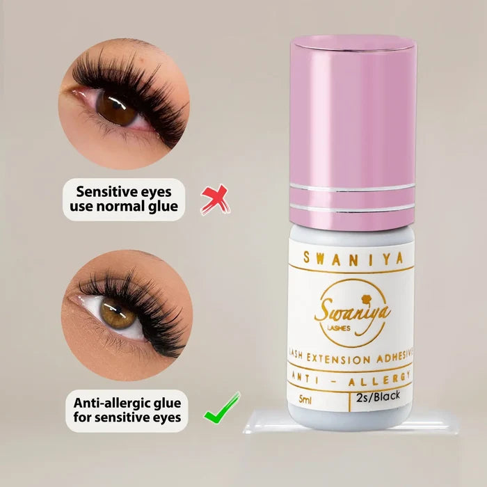 Zero-Fume Lash Glue for Sensitive & Allergy-Prone Clients | No Irritation, No Smoke| Swaniya Lashes