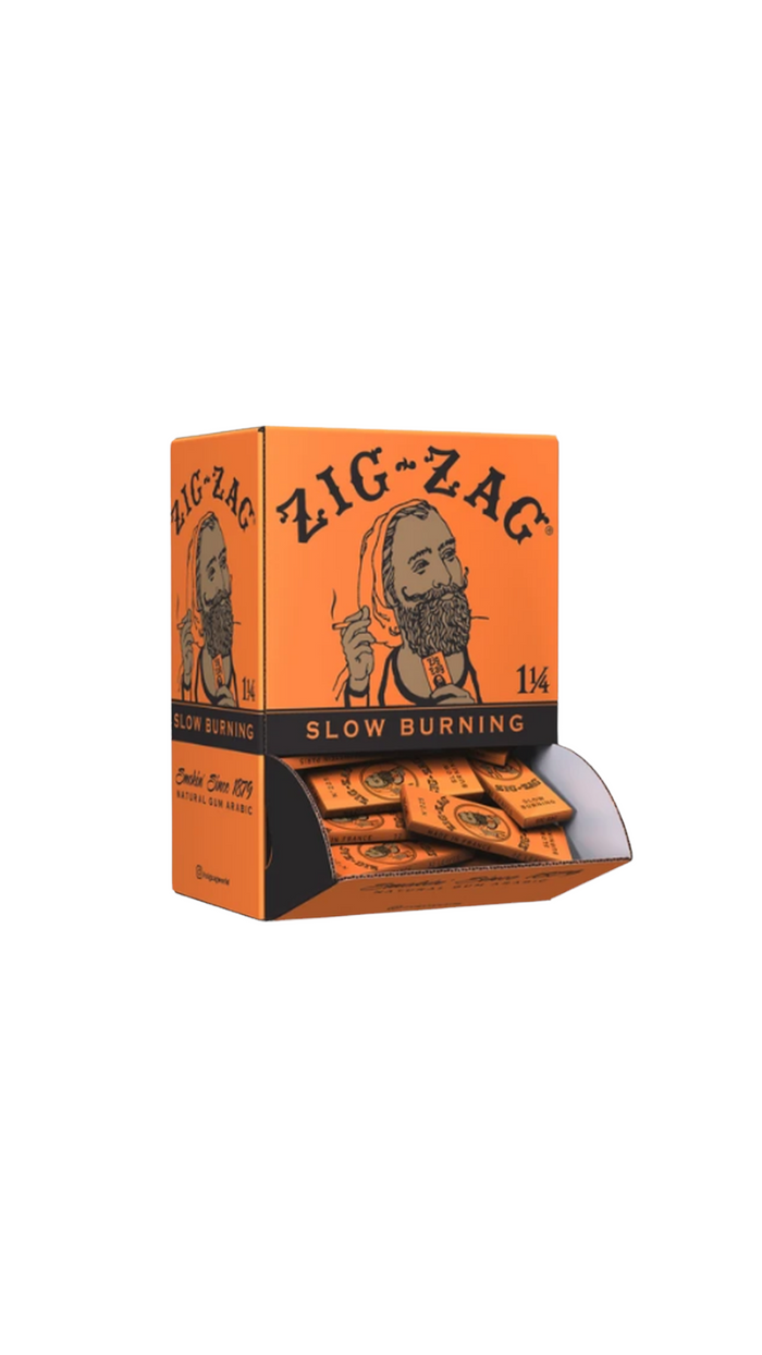 ZIG - ZAG | 1 1/4" ROLLING PAPERS | 48 BOOKS (ORANGE)
