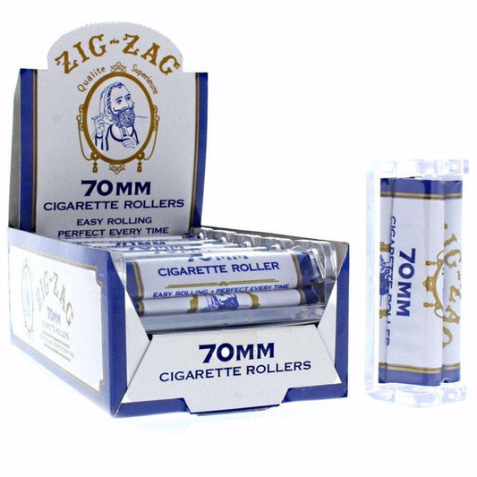 ZIG ZAG 70MM CIGARETTE ROLLERS | 12PACK