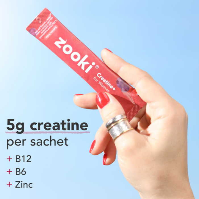 Zooki Creatine+ For Women Powder Summer Fruits Flavour 7 Sachets