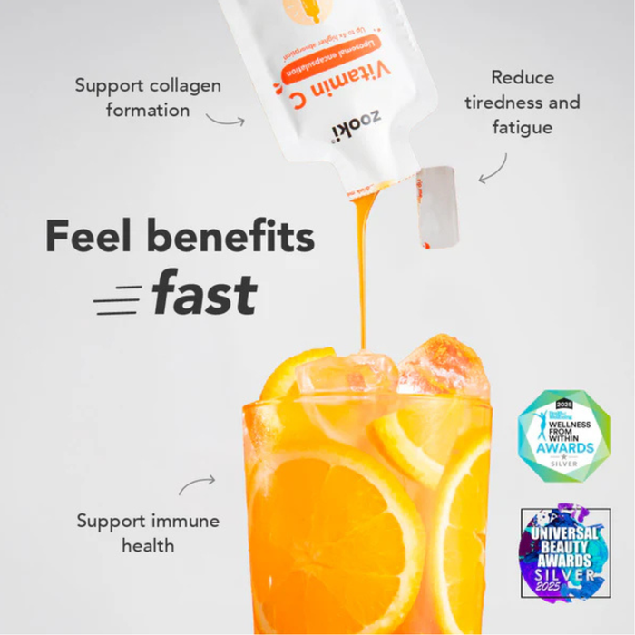 Zooki Liposomal Vitamin C 1000mg Orange 14 x 15ml